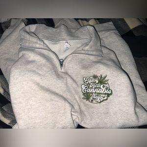 3/$50 420 Quarter zip up